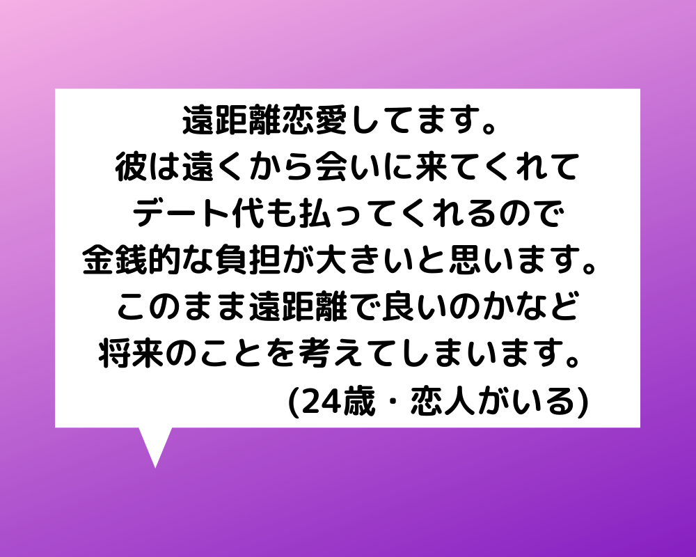 恋愛相談 代女性 遠距離恋愛してるけど このまま続けて良いのか不安です 恋愛の悩み 電話占いの母 本当に当たる電話占いのススメ